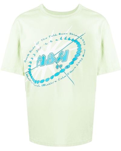 MISBHV T-shirt Ibiza con stampa - Verde