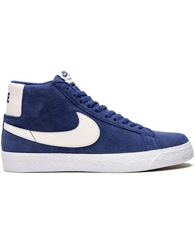 Nike Sb Blazer Mid "deep Royal Suede" Sneakers - Blue