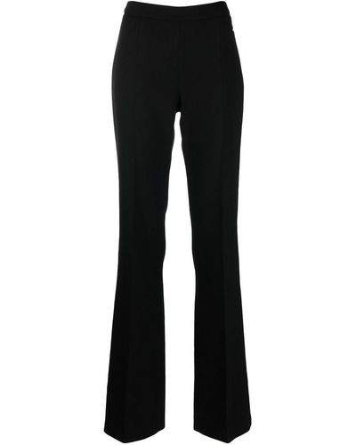 Just Cavalli Logo-plaque Flared Tailored Trousers - Black