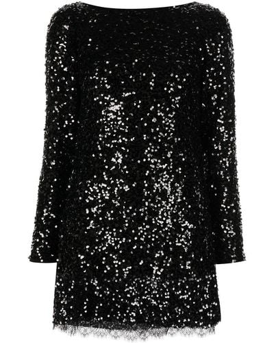 Sachin & Babi Cameron Sequin-embellished Mini Dress - Black