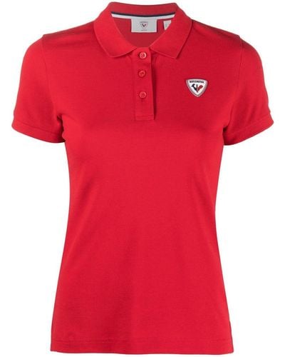 Rossignol Logo-patch Polo Shirt - Red