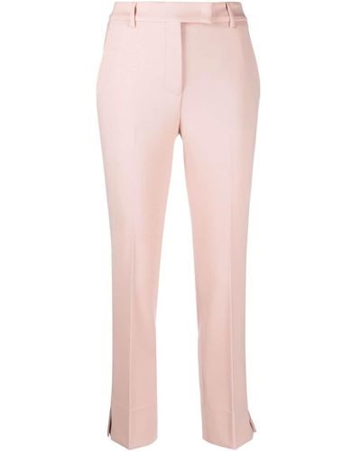 Incotex Tailored Cropped Pants - Pink