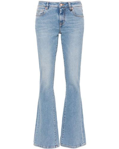 Sartoria Tramarossa Greta Mid-rise Bootcut Jeans - Blue