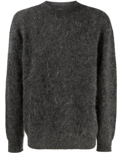 President's Ribbed-trim Cashmere Sweater - Gray