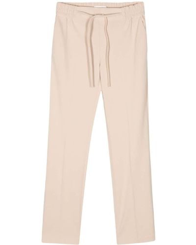 Circolo 1901 Piqué-weave Tapered Trousers - Natural