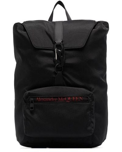 Alexander McQueen Urban Logo-print Backpack - Black