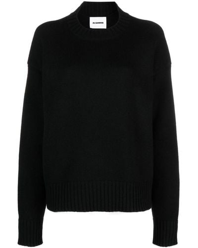 Jil Sander Cashmere-blend Sweater - Black