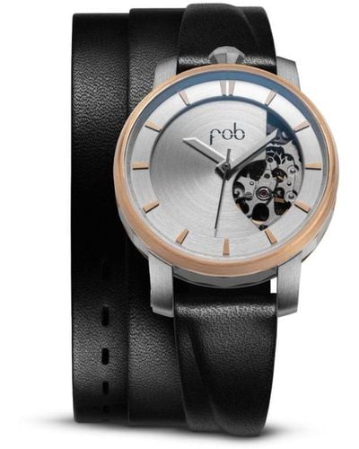 FOB PARIS Reloj R360 Aura de 36 mm - Negro