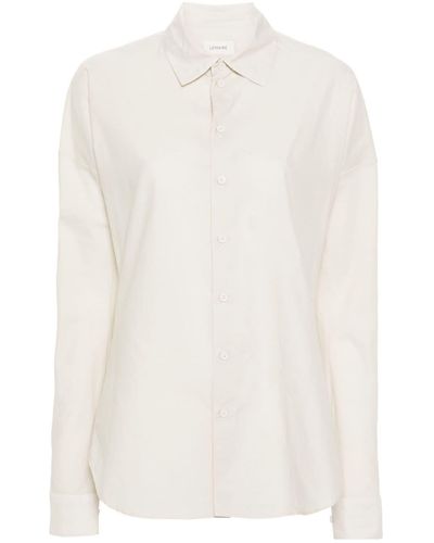 Lemaire Hemd mit wandelbarem Kragen - Weiß