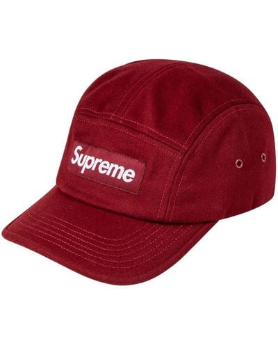 Supreme Wool Box-logo Camp Cap - Red