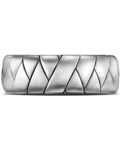 David Yurman Cairo Wrap Ring aus Sterlingsilber - Weiß