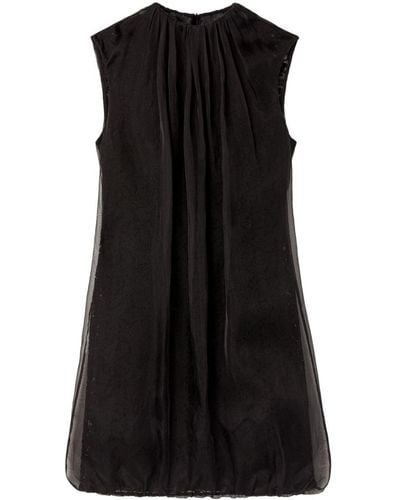 AZ FACTORY Petunia Silk Minidress - Black