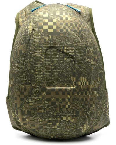 DIESEL 1DR-POD Rucksack mit Pixel-Print - Grün