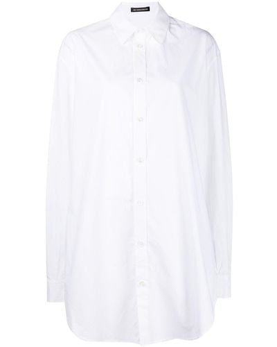 Ann Demeulemeester Extra-length Long-sleeved Shirt - White