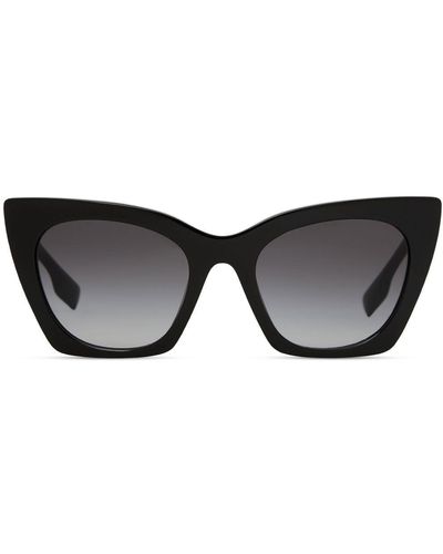 Burberry Oversized Cat-eye Sunglasses - Black