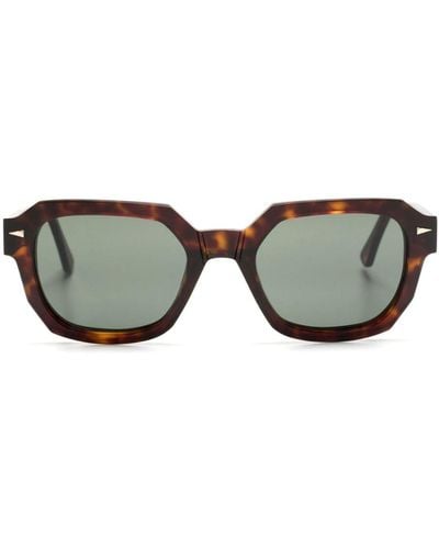 Ahlem Square-frame Tinted Sunglasses - Brown