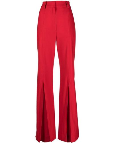 Concepto Inverted-pleat Flared Trousers