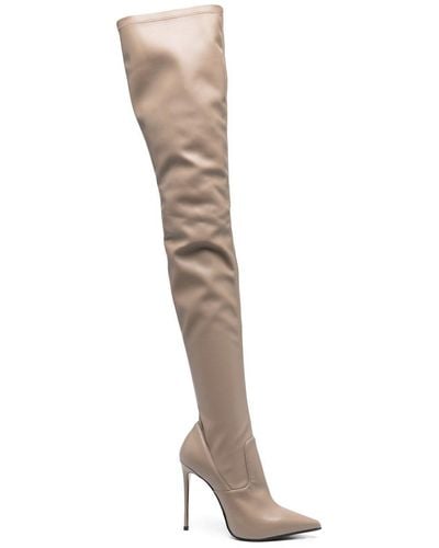 Le Silla Eva 115mm Thigh-high Boots - White
