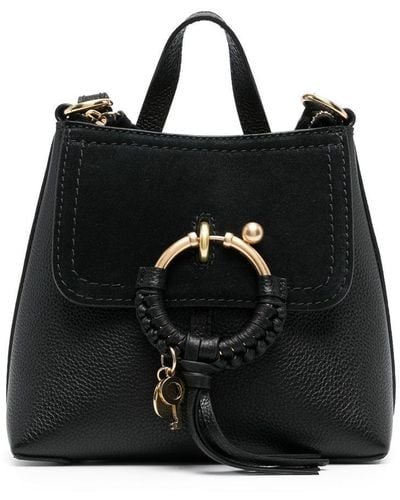 See By Chloé Joan Calf Leather Backpack - Black