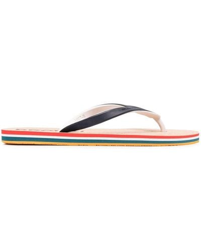 Orlebar Brown Cork-sole Flipflop Sandals - Black