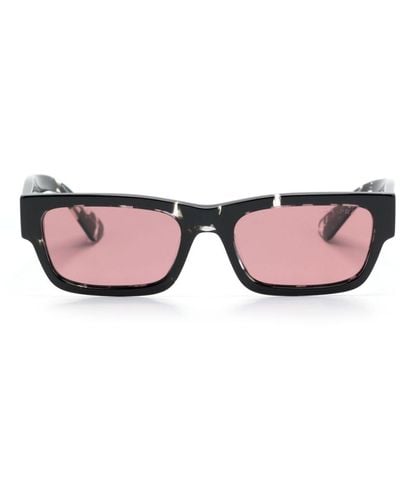 Prada Tortoiseshell Rectangle-frame Sunglasses - Pink
