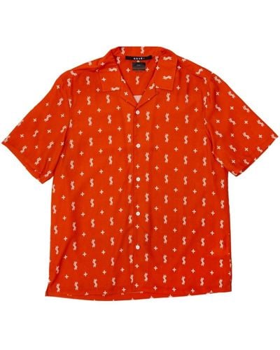 Ksubi Overhemd Met Print - Oranje