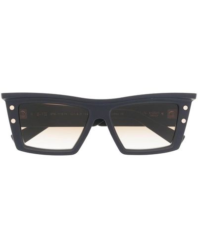 BALMAIN EYEWEAR Gafas de sol con montura cuadrada - Negro