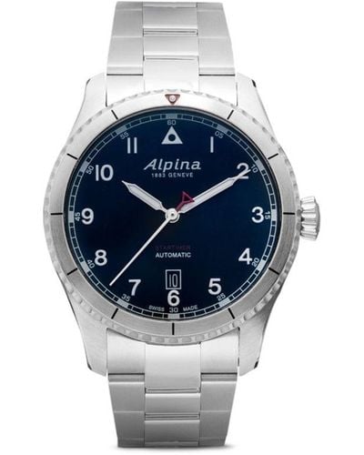 Alpina Startimer Pilot Automatic Horloge - Blauw