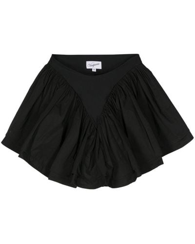 VAQUERA Ruffled Mini Skirt - Black