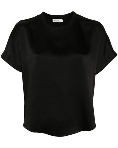 Jonathan Simkhai Addy Shortsleeved T-shirt - Black