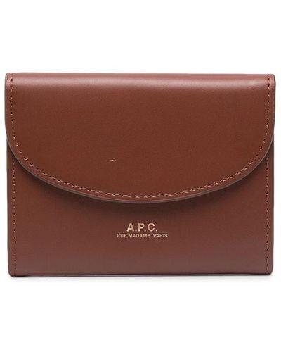 A.P.C. Genève カードケース - ブラウン