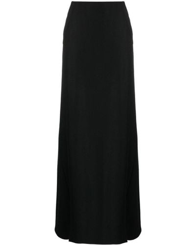 Alberta Ferretti Falda acampanada - Negro