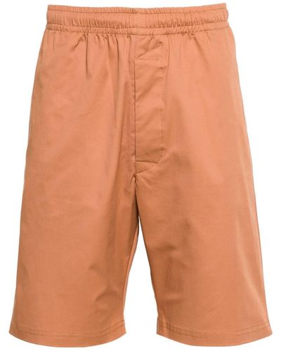 Societe Anonyme Le Havre Cotton Shorts - Orange