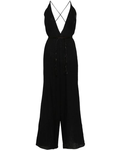 Caravana Pakkun Cotton Jumpsuit - Black