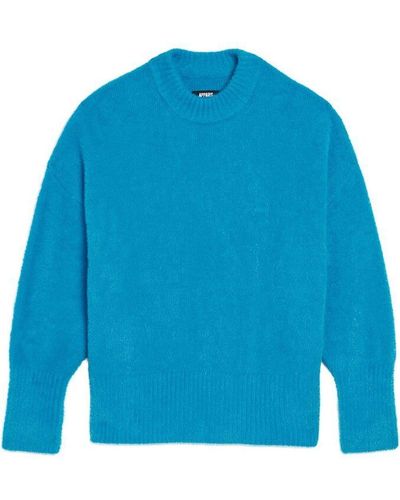 Apparis Crew Neck Pullover Sweater - Blue