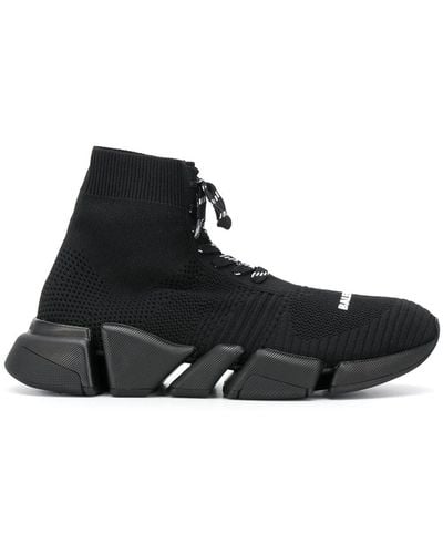 Balenciaga Speed 2.0 Sneakers mit Schnürung - Schwarz