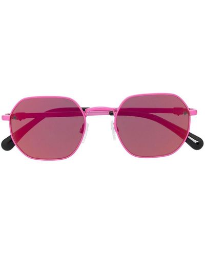 Chiara Ferragni Cf 1019/s Round-frame Sunglasses - Pink