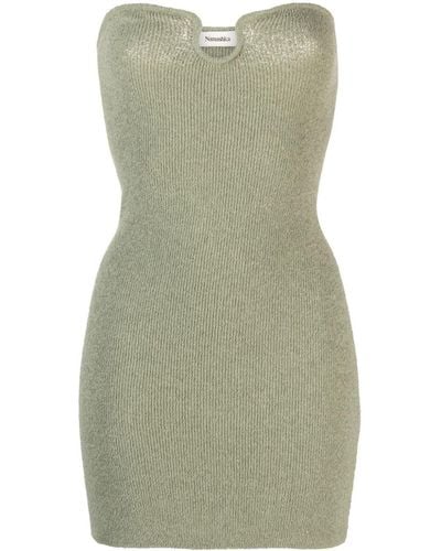 Nanushka Strapless Mini-jurk - Groen