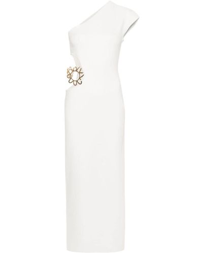 Cult Gaia Robe longue Adrian - Blanc