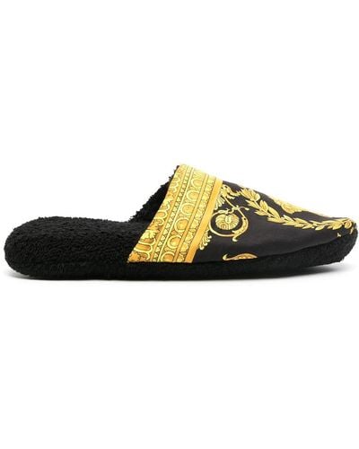 Versace I Love Baroque slippers - Schwarz