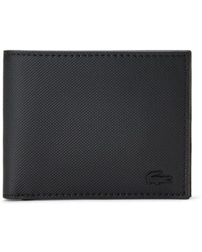 Lacoste Logo-appliqué Bifold Wallet - Black