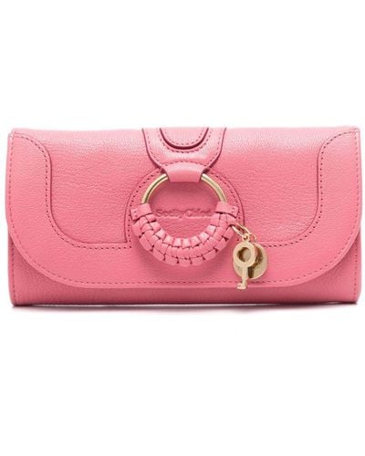 See By Chloé Hana Leather Wallet - Pink