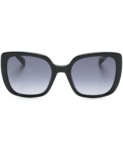 Marc Jacobs Sonnenbrille mit eckigem Gestell - Blau