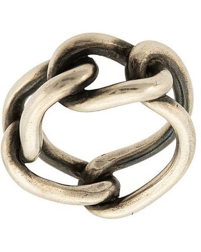 Werkstatt:münchen Chain Link Ring - Metallic