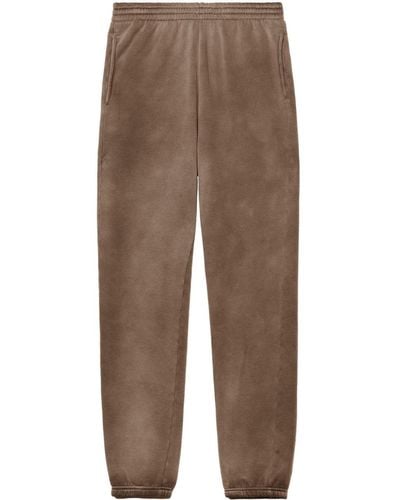 John Elliott Pantalon de jogging à taille mi-haute - Marron