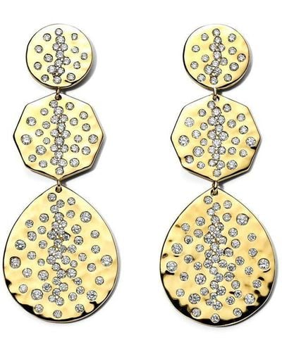 Ippolita 18kt Yellow Gold Stardust Diamond Drop Earrings - Metallic