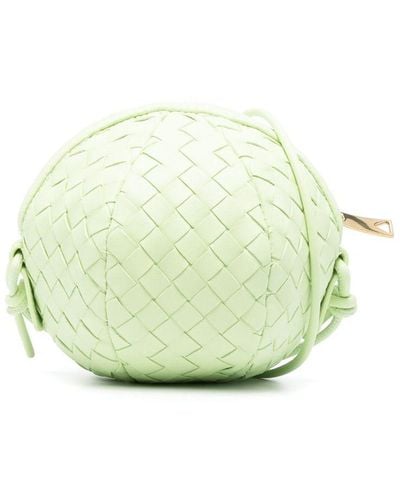 Bottega Veneta Mava Mini Top Handle Bag - Women's - Lamb Skin - Green