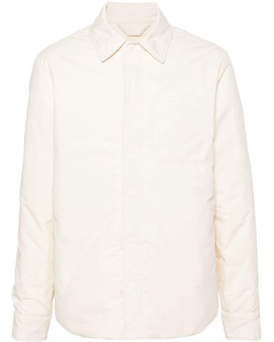 Moncler パデッド シャツジャケット - ホワイト