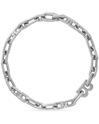 Balenciaga B-chain Necklace - Metallic