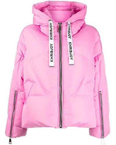 Khrisjoy Iconic Puffer Jacket - Pink